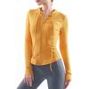 image:imageFlygo Womens Lightweight Full Zip Hoodie Jacket Slim Fit Sportswear Hooded Running Track Workout JacketYellow