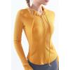 image:imageFlygo Womens Lightweight Full Zip Hoodie Jacket Slim Fit Sportswear Hooded Running Track Workout JacketYellow