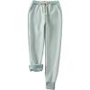 image:imageFlygo Womens Fleece Joggers Pants ClosedBottom Tapered Workout Running Active SweatpantsBea Green