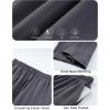 image:imageFlygo Mens Casual Pants Straight Wide Leg Open Bottom Relaxed Fit Pants Elastic Waist Drawstring Trousers with PocketsBluegrey