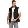 image:imageFlygo Mens Lightweight Casual Vest Summer Outdoor Sleeveless Travel Hiking Fishing Work Vest Outerwear with Multi Pockets01 Black