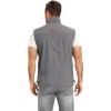 image:imageFlygo Mens Lightweight Casual Vest Summer Outdoor Sleeveless Travel Hiking Fishing Work Vest Outerwear with Multi Pockets01 Grey