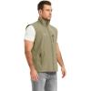 image:imageFlygo Mens Lightweight Casual Vest Summer Outdoor Sleeveless Travel Hiking Fishing Work Vest Outerwear with Multi Pockets01 Khaki