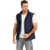 image:imageFlygo Mens Lightweight Casual Vest Summer Outdoor Sleeveless Travel Hiking Fishing Work Vest Outerwear with Multi Pockets01 Navy Blue