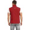 image:imageFlygo Mens Lightweight Casual Vest Summer Outdoor Sleeveless Travel Hiking Fishing Work Vest Outerwear with Multi Pockets01 Red