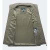 image:imageFlygo Mens Lightweight Casual Vest Summer Outdoor Sleeveless Travel Hiking Fishing Work Vest Outerwear with Multi PocketsArmy Green
