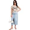 image:imageFlygo Hollow Out Floral Lace Crop Top for Women 2026 Trendy Oversized Sleeveless Crochet Vest Coverup Y2K Going Out TopsBeige