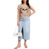 image:imageFlygo Hollow Out Floral Lace Crop Top for Women 2026 Trendy Oversized Sleeveless Crochet Vest Coverup Y2K Going Out TopsKhaki