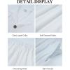 image:imageFlygo Mens 2 Piece Summer Short Sets Beach Vacation Texture Outfits Short Sleeve Button Down Shirts Shorts Loungewear SetWhite