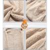 image:imageFlygo Mens Casual Fleece Sherpa Lined Hoodies Thicken Zipper Sweatshirt JacketBlack