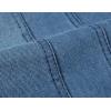 image:imageFlygo Mens Casual Full Zip Moto Denim Jean Jacket Coat with Detachable Hooded Blue Xsmall