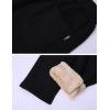 image:imageFlygo Mens Fleece Lined Sweatpants Active Running Winter Fleece Joggers Pants01 Blackstraight Hem