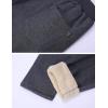 image:imageFlygo Mens Fleece Lined Sweatpants Active Running Winter Fleece Joggers Pants01 Greystraight Hem