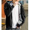 image:imageFlygo Mens Winter Sherpa Lined Zip Up Hoodies Sweatshirt CoatBlack