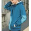 image:imageFlygo Mens Winter Sherpa Lined Zip Up Hoodies Sweatshirt CoatBlue