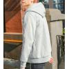 image:imageFlygo Mens Winter Sherpa Lined Zip Up Hoodies Sweatshirt CoatGrey