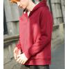 image:imageFlygo Mens Winter Sherpa Lined Zip Up Hoodies Sweatshirt CoatWine Red