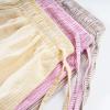 image:imageFlygo Striped Pajamas Set for Women Cotton 2 Piece Lounge Sets Ruffle Cami Top and Shorts Cute Summer Pj SleepwearRose