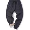 image:imageFlygo Mens Fleece Lined Sweatpants Active Running Winter Fleece Joggers Pants02 Greyelasticized Hem