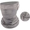 image:imageFlygo Mens Neck Gaiter Balaclava Bandana Face Cover For Dust Wind Fishing MotorcycleLight Grey