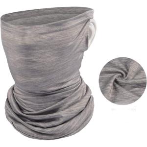 image:imageFlygo Mens Neck Gaiter Balaclava Bandana Face Cover For Dust Wind Fishing MotorcycleLight Grey