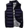 image:imageFlygo Mens Lightweight Warm Down Quilted Puffer Vest XSmall Navy