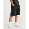 image:imageFlygo Boys Girls Cotton Shorts Acid Washed Active Pull On Jogger Shorts Kids Casual Athletic Loose Fit 516YBlack