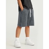 image:imageFlygo Boys Girls Cotton Shorts Acid Washed Active Pull On Jogger Shorts Kids Casual Athletic Loose Fit 516YDark Grey