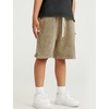 image:imageFlygo Boys Girls Cotton Shorts Acid Washed Active Pull On Jogger Shorts Kids Casual Athletic Loose Fit 516YKhaki