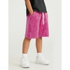 image:imageFlygo Boys Girls Cotton Shorts Acid Washed Active Pull On Jogger Shorts Kids Casual Athletic Loose Fit 516YRose