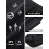 image:imageFlygo Girls Wide Leg Pants Casual Flowy Elastic Waist Palazzo Harem Trousers with PocketsBlack