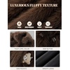 image:imageFlygo Girls Faux Fur Coat Fluffy Winter Fur Jacket Midi Lapel Long Sleeve Furry Shaggy Coats Outerwear 514 Years