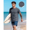 image:imageFlygo Mens Workout Shirts Dry Fit Underarm Mesh Athletic Cooling TShirt Short Raglan Sleeve Moisture Wicking Gym Tops5pcsdarkgrey
