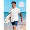 image:imageFlygo Mens Workout Shirts Dry Fit Underarm Mesh Athletic Cooling TShirt Short Raglan Sleeve Moisture Wicking Gym Tops5pcswhite