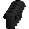 image:imageFlygo Mens Workout Shirts Dry Fit Underarm Mesh Athletic Cooling TShirt Short Raglan Sleeve Moisture Wicking Gym Tops5pcsblack