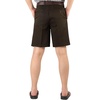 image:imageFlygo Mens Classic Fit 7 Inseam Chino Oxford Shorts Pleated Flat Golf ShortsCoffeeXL