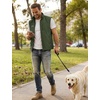 image:imageFlygo Mens Summer Lightweight Outdoor Vest Casual Utility Travel Work Fishing Hiking Photo Vest with Pockets01 Army Green
