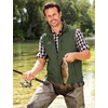 image:imageFlygo Mens Summer Lightweight Outdoor Vest Casual Utility Travel Work Fishing Hiking Photo Vest with Pockets01 Army Green