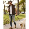 image:imageFlygo Mens Summer Lightweight Outdoor Vest Casual Utility Travel Work Fishing Hiking Photo Vest with Pockets01 Coffee