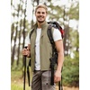 image:imageFlygo Mens Summer Lightweight Outdoor Vest Casual Utility Travel Work Fishing Hiking Photo Vest with Pockets01 Khaki