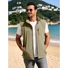 image:imageFlygo Mens Summer Lightweight Outdoor Vest Casual Utility Travel Work Fishing Hiking Photo Vest with Pockets01 Khaki