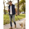 image:imageFlygo Mens Summer Lightweight Outdoor Vest Casual Utility Travel Work Fishing Hiking Photo Vest with Pockets01 Navy Blue