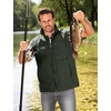 image:imageFlygo Mens Summer Lightweight Outdoor Vest Casual Utility Travel Work Fishing Hiking Photo Vest with PocketsArmy Green