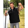 image:imageFlygo Mens Summer Lightweight Outdoor Vest Casual Utility Travel Work Fishing Hiking Photo Vest with PocketsBlack