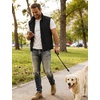 image:imageFlygo Mens Summer Lightweight Outdoor Vest Casual Utility Travel Work Fishing Hiking Photo Vest with PocketsCarbon Black