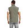 image:imageFlygo Mens Summer Lightweight Outdoor Vest Casual Utility Travel Work Fishing Hiking Photo Vest with PocketsKhaki