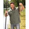 image:imageFlygo Mens Summer Lightweight Outdoor Vest Casual Utility Travel Work Fishing Hiking Photo Vest with PocketsKhaki