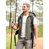 image:imageFlygo Mens Summer Lightweight Outdoor Vest Casual Utility Travel Work Fishing Hiking Photo Vest with PocketsKhaki