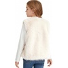 image:imageFlygo Girls Faux Fur Vest Kids Sleeveless Open Front Fluffy Jacket Warm Winter Fuzzy Waistcoat Outerwear with PocketsBeige