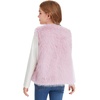 image:imageFlygo Girls Faux Fur Vest Kids Sleeveless Open Front Fluffy Jacket Warm Winter Fuzzy Waistcoat Outerwear with PocketsPink